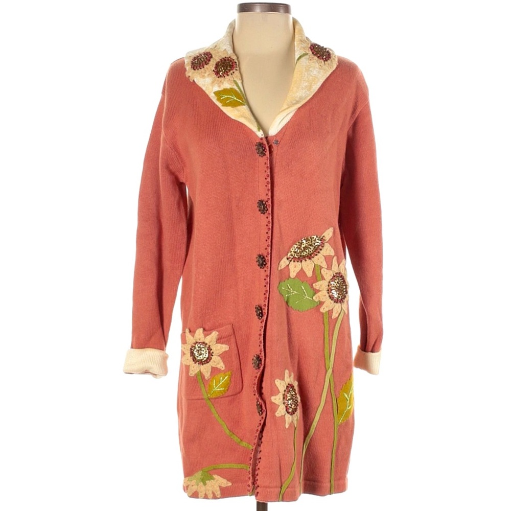 Storybook Knits sunflower cardigan🌻